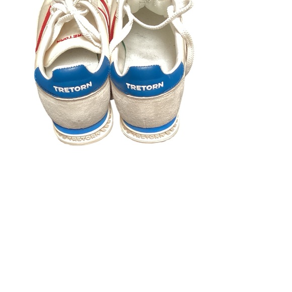 Tretorn womens red and navy Rawlings Sneakers, size 9 - Picture 4 of 8